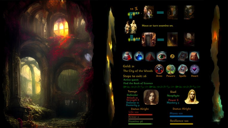 Caverns And Dryads screenshot