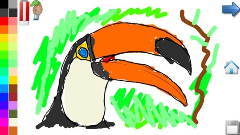 Coloring Book for Toddlers: Birds ! FREE Coloring Pages and Pictures Image