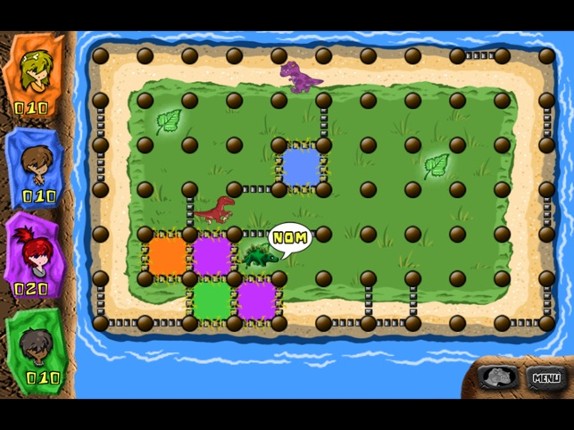 Dots and Boxes - Dino Fury Edition screenshot