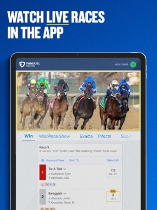 FanDuel Racing - Bet on Horses Image