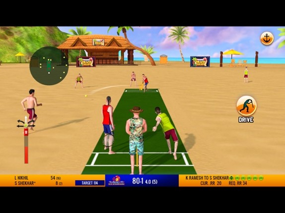 Friends Beach Cricket screenshot