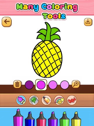 Fruits Coloring &amp; Drawing screenshot