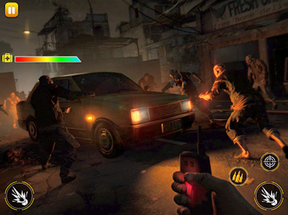 Zombie shooting survival games screenshot