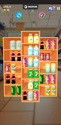 Match Goods Tile Sort Game 3D Image