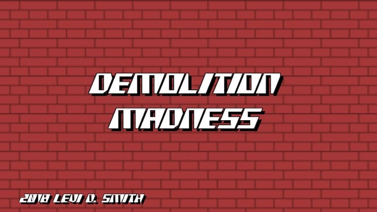 Demolition Madness Game Cover