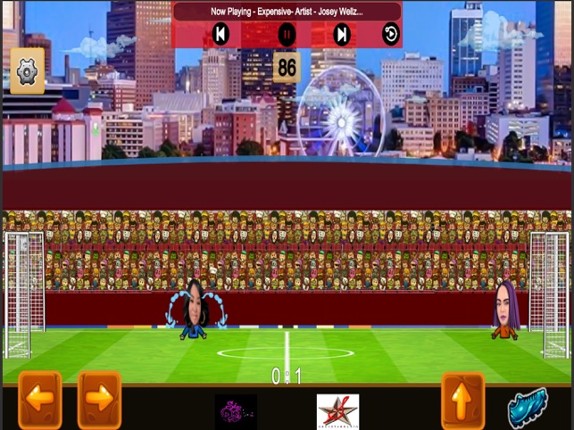 Hip Hop Head Soccer screenshot