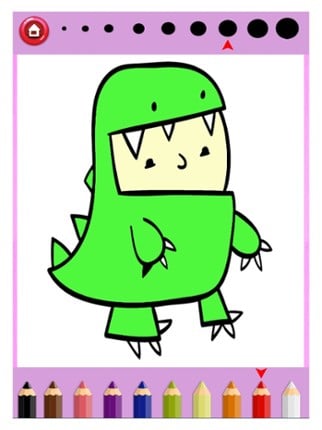 Kids Pets Coloring Book - Finger Paint Learn Game Image