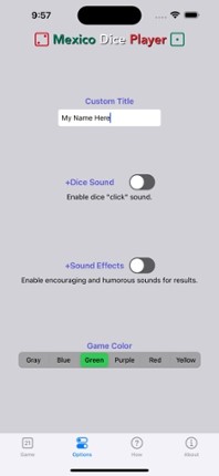 Mexico Dice Player Image