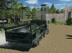 Offroad Truck Army Driving Image