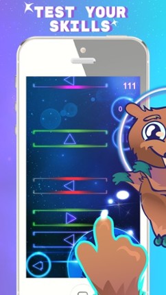 Space Beaver: Fast reaction game with gesture screenshot