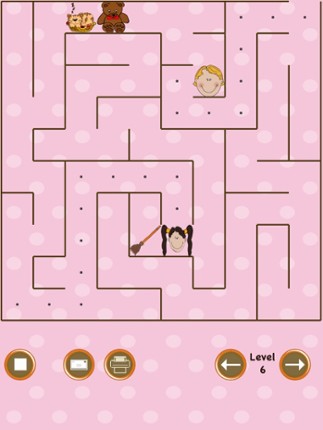 Teddy Bear Maze (sister vs brother) screenshot