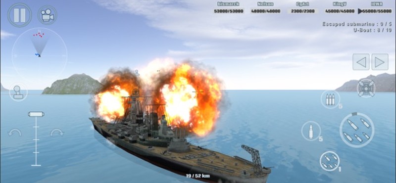 WarShip War Navy Fleet Combat screenshot