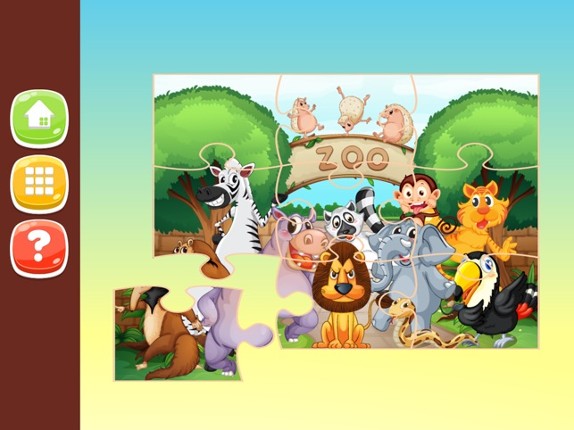 Animal Jigsaw Puzzles Game for Kids HD Free screenshot