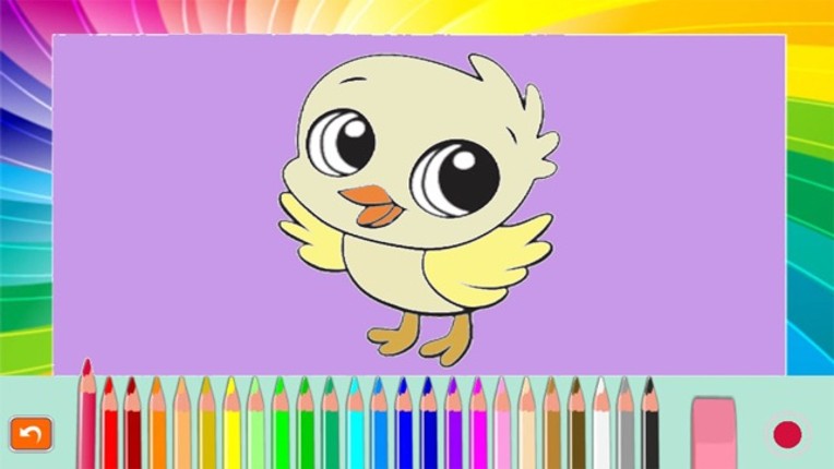 Baby Animal Cartoon Coloring book for kids screenshot