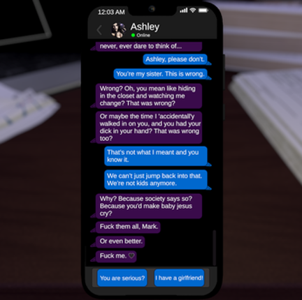 Devil Sister (Ultra-realistic goth porn game) Image