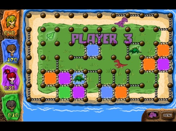 Dots and Boxes - Dino Fury Edition screenshot