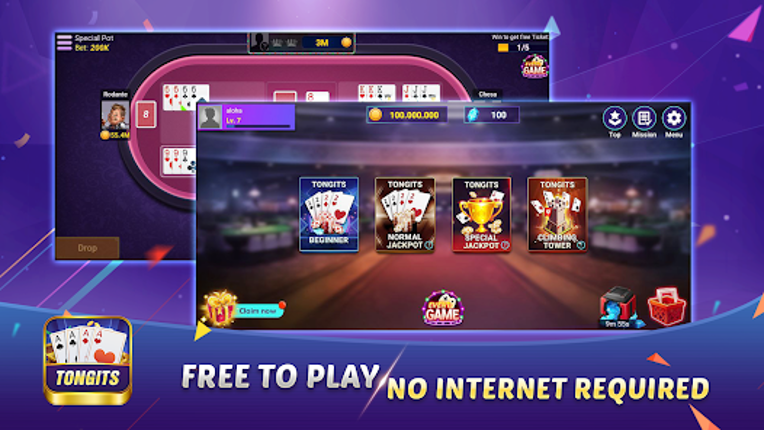 Tongits - Offline Card Games Image