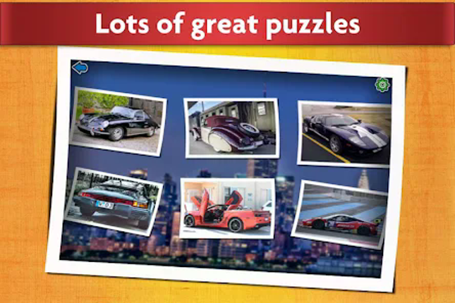 Kids Sports Car Jigsaw Puzzles Image