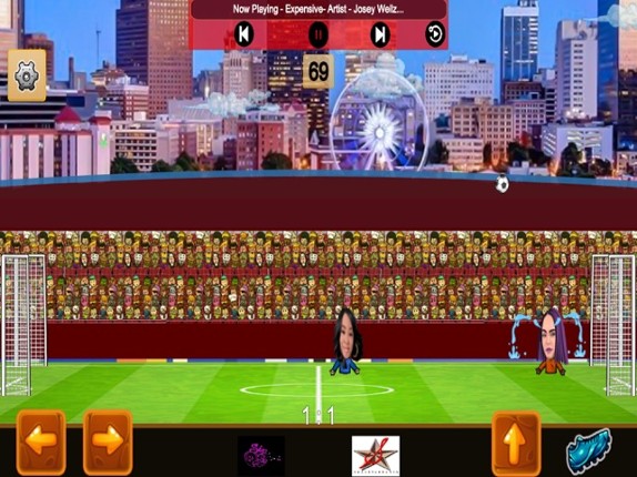 Hip Hop Head Soccer screenshot