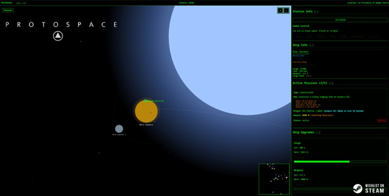 Protospace screenshot
