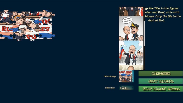 Putin Jigsaw screenshot
