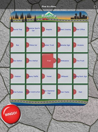 Scavenger Bingo screenshot
