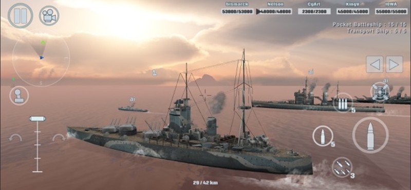 WarShip War Navy Fleet Combat screenshot