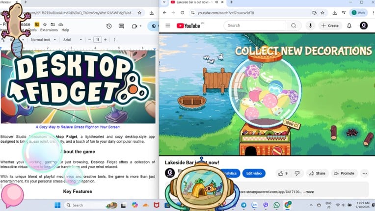 Desktop Fidget screenshot