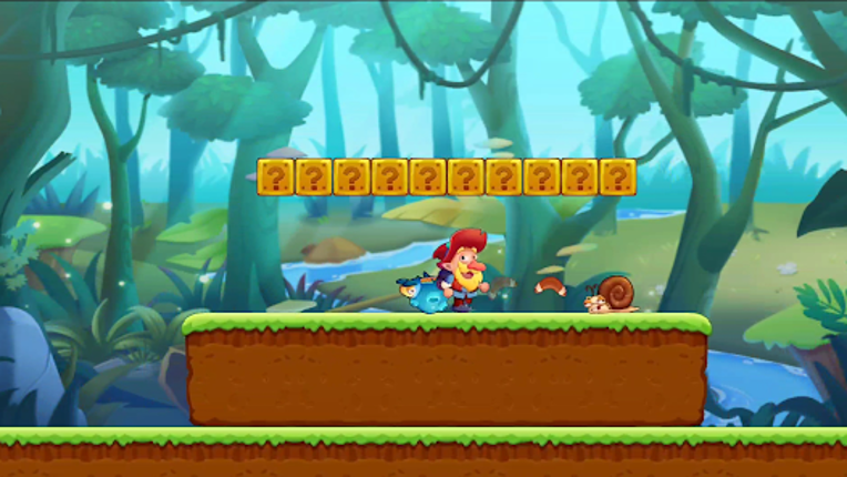 Bin's Adventure - running game screenshot