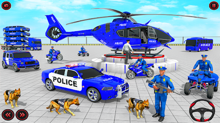 Police Cargo Police Car Games Image