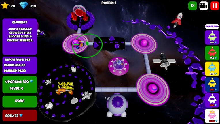 Glowbot Tower Defense Image