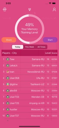 Memory Skill Elevator screenshot