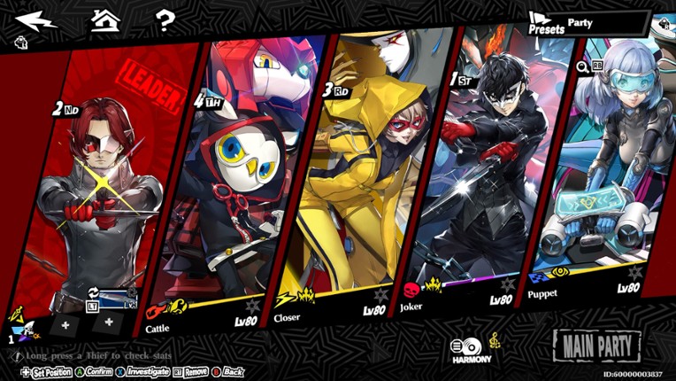 Persona5: The Phantom X screenshot