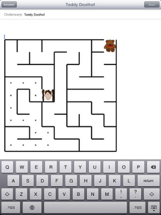 Teddy Bear Maze (sister vs brother) screenshot