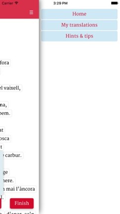 Translatory – translate poetry for fun! screenshot