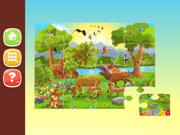 Animal Jigsaw Puzzles Game for Kids HD Free screenshot