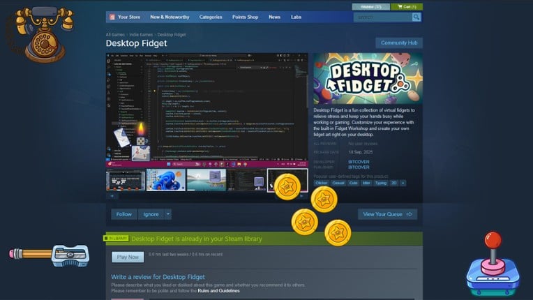 Desktop Fidget screenshot