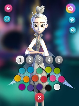 FairyTeens. Magic 3D Coloring screenshot