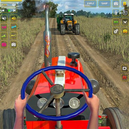 Farming Tractor Game Simulator Image