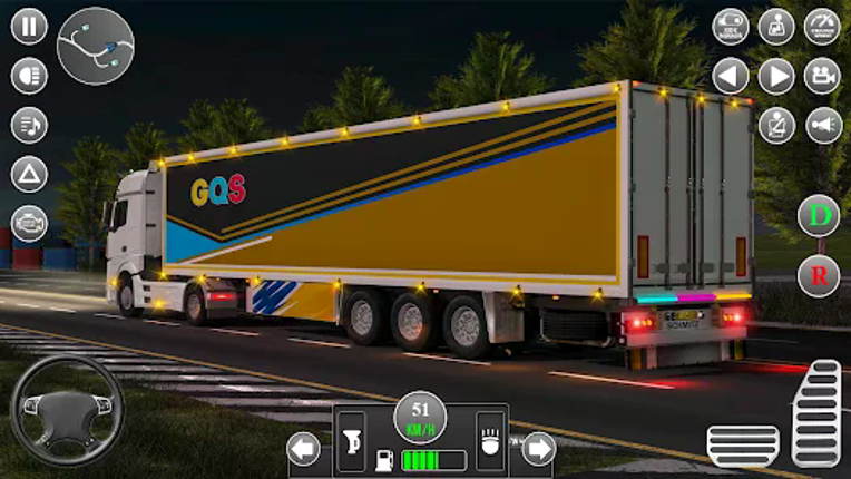 Euro Truck Game Transport Game screenshot