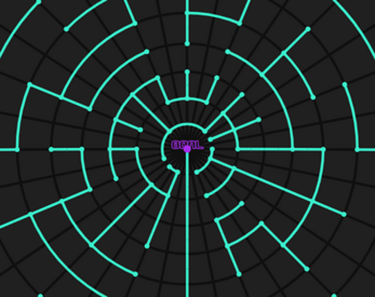 Stereographic Maze Image