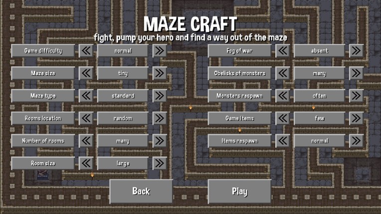 MazeCraft screenshot