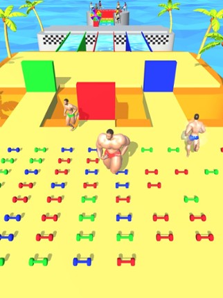 Muscle Race 3D Image