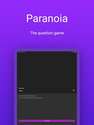 Paranoia: The Question Game screenshot