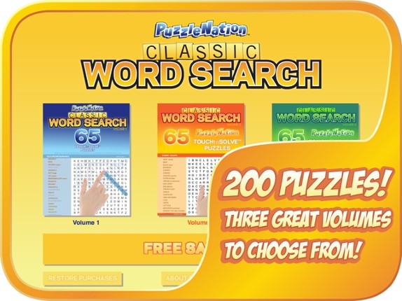 Penny Dell Classic Word Search screenshot