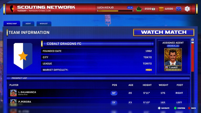 PIX Football Manager screenshot