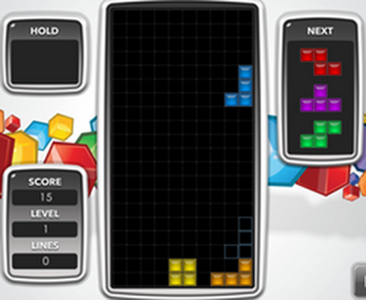 Simple Tetris Game Image