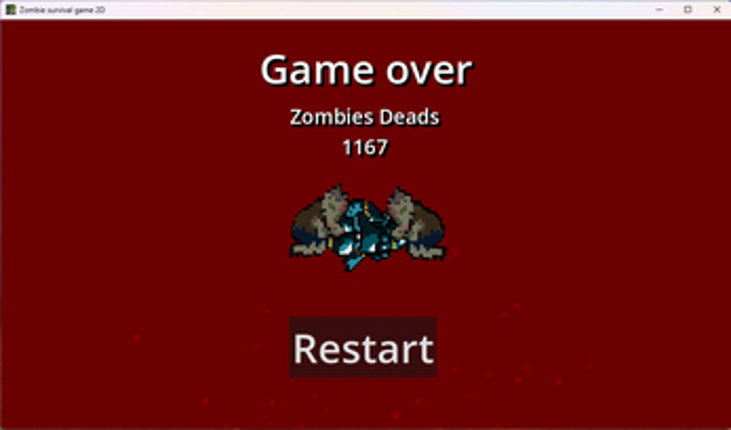 Zombie Survival Game 2D screenshot