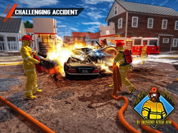 911 Emergency Rescue Hero Game screenshot
