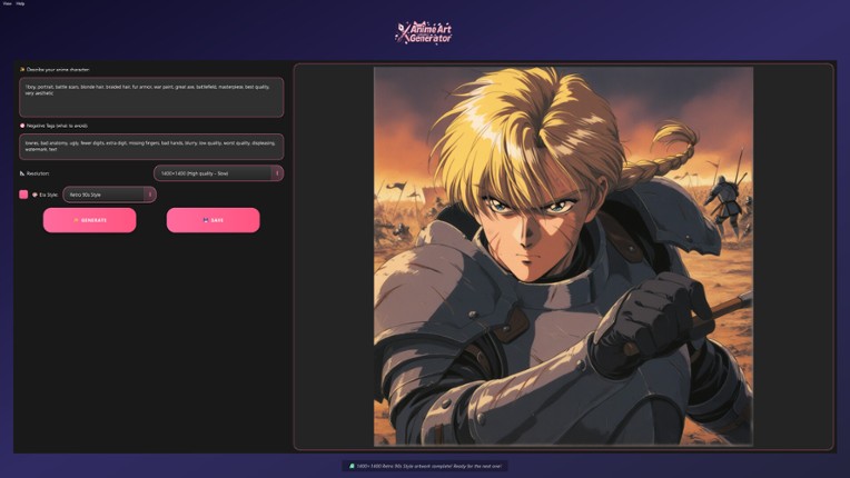Anime Art Generator - Unlimited AI screenshot